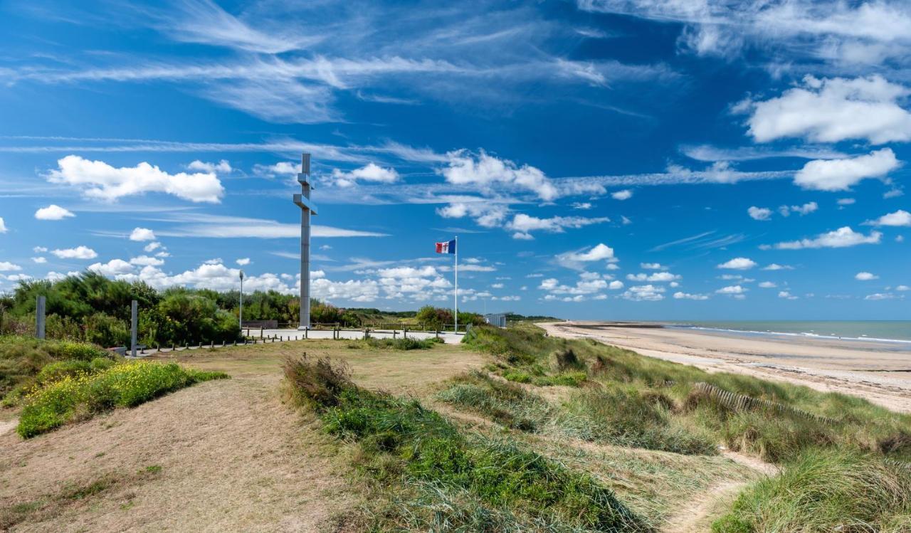 La Courette, Maison Avec Cour Proche Plage Graye-sur-Mer Exteriör bild