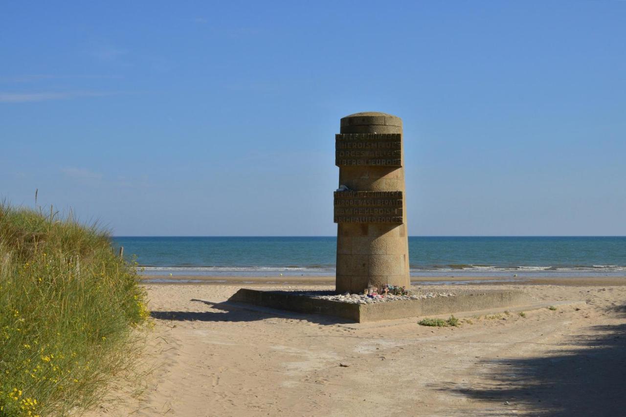 La Courette, Maison Avec Cour Proche Plage Graye-sur-Mer Exteriör bild